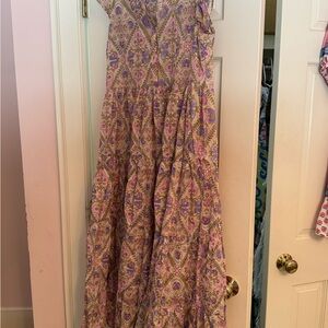 Karlie Floral Dress in Pink and Purple